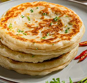 Cheesy Potato Flat Bread