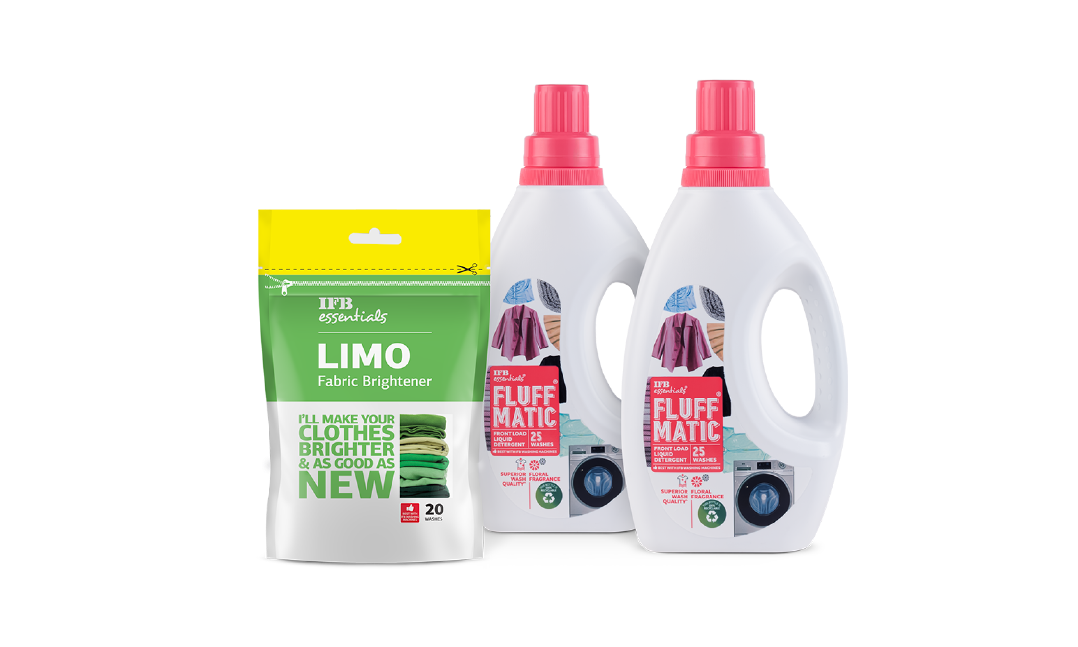 Fluff Front Load + Fluff Front Load + Limo