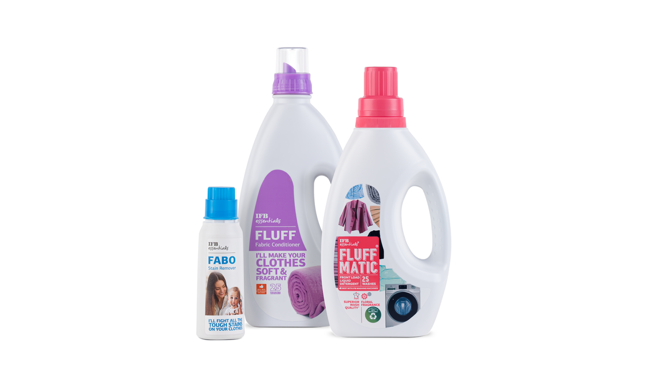 Fabo + Fluff Front Load + Fluff Fabric Conditioner