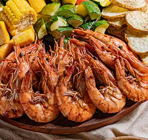 Prawns Barbeque Platter