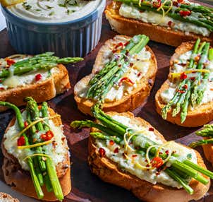 Asparagus Bruschetta