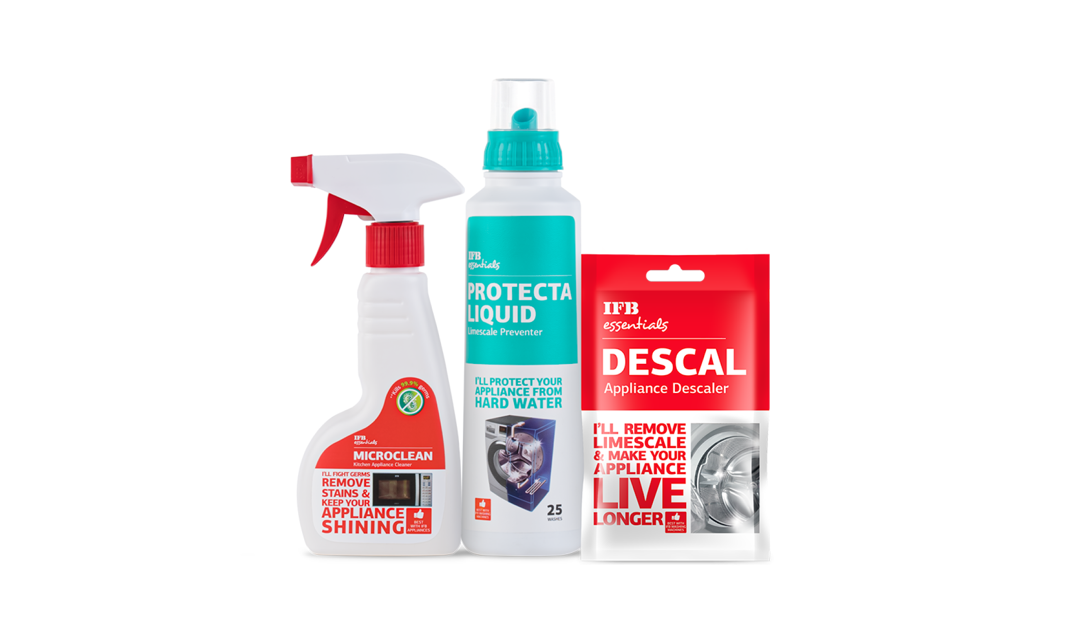 Protecta Liquid + Descal + Microclean